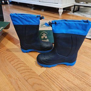 Kamik Snobuster 1 Snow boot in size 13 Little Kid, in color "Cobalt"